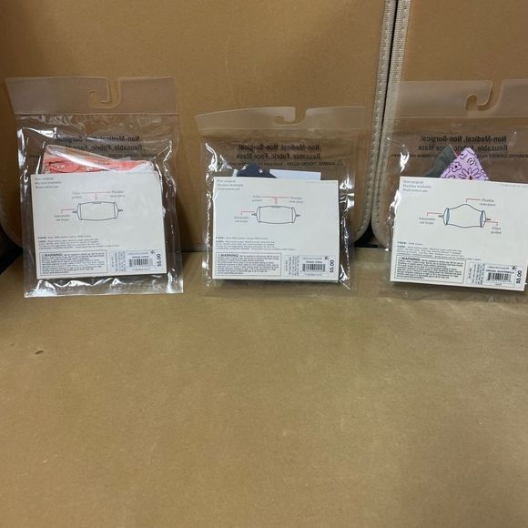 Printed mask 6 count Cat & Jack Kids Reusable Unisex - Picture 3 of 6